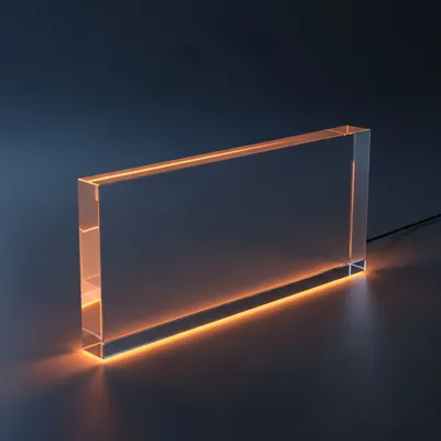 Exteriérová svetelná tabuľa z plexiskla PMMA