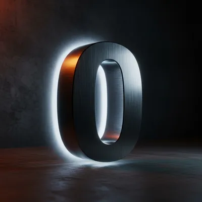 Čistý Halo efekt podsvietených písmen