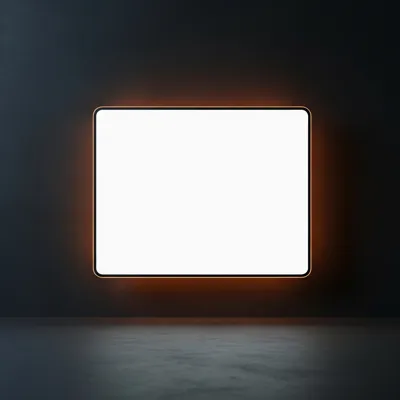 Frameless bezrámová interiérová tabuľa