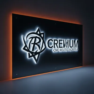 Interiérová tabuľa s frézovanou grafikou