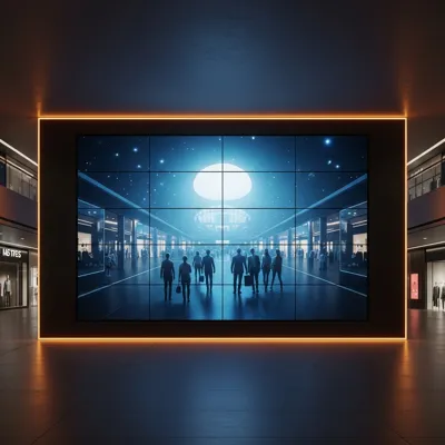 Indoor LED obrazovka v obchodnom centre