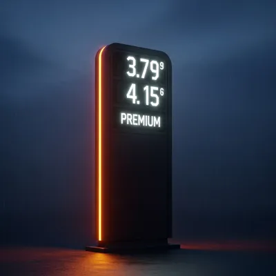 Cenový pylón pre benzínové stanice