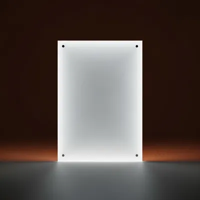 Jednoduchá podsvietená svetelná tabuľa