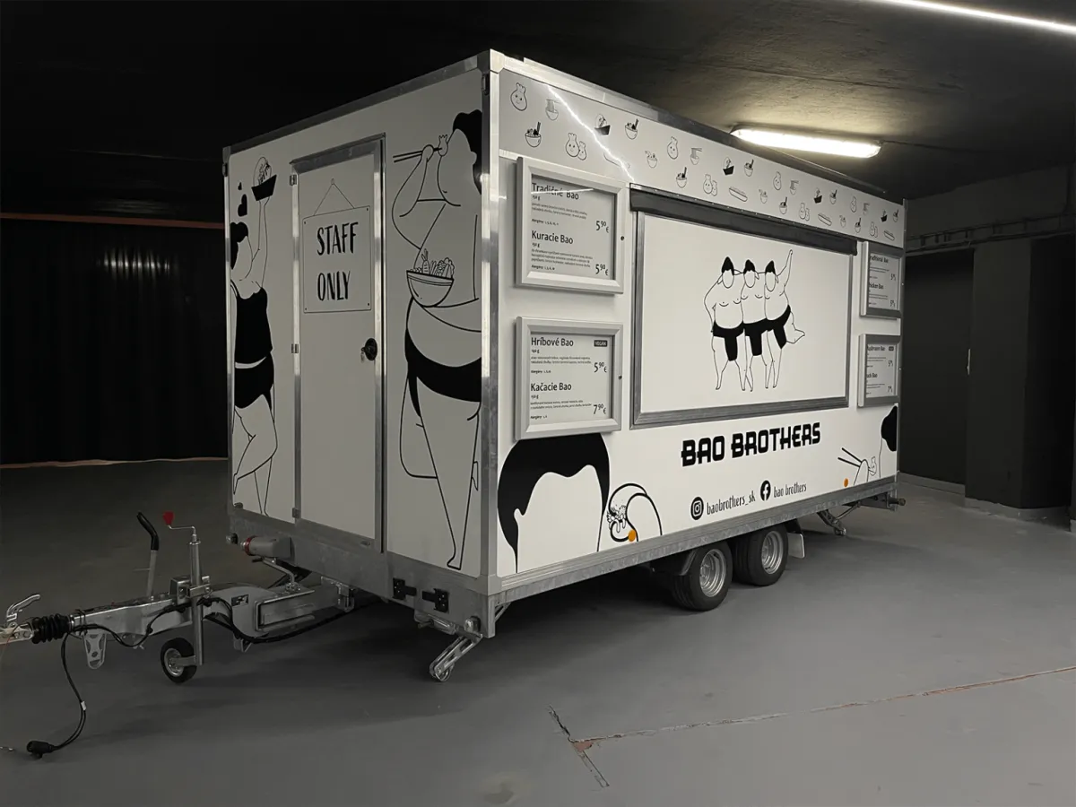 Polep food trucku — Bao Brothers