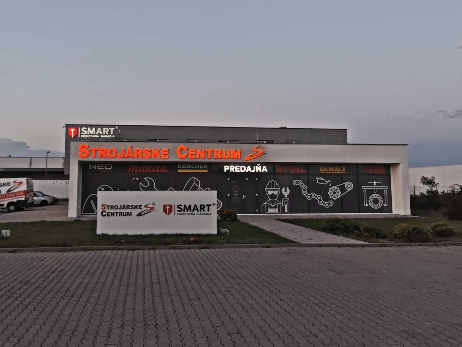 3D kazetové písmo realizácia